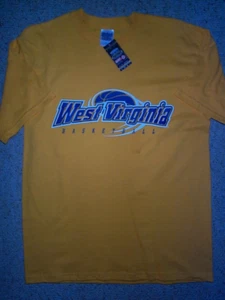 West Virginia Mountaineers Basketball Jersey Shirt Adult MENS/MEN'S (L-LG-LARGE) - Picture 1 of 1