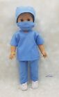 Doctor Nurse Surgeon Scrubs Mask Hat Fit American Girl Our Generation Doll & DAF