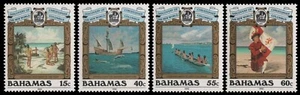 Bahamas 1992 - Mi-Nr. 777-780 ** - MNH - Schiffe / Ships - Columbus - Bild 1 von 1