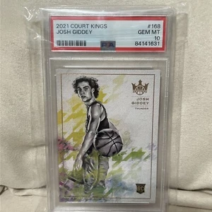2021-22 Court Kings Josh Giddey Level IV (4) Rookie RC #168 PSA 10 Thunder - Picture 1 of 2