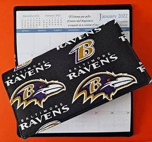 Calendario tascabile e libro appuntamenti tessuto cotone Baltimore Ravens 2025-26 - Foto 1 di 1