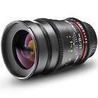 walimex pro 35/1.5 Wide Angle VDSLR Lens for Nikon F, Black