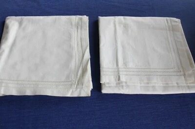 Taie d'oreiller N°17 jolis jours 74 x 74 cm  1 paires =2 taies   - Photo 1/4