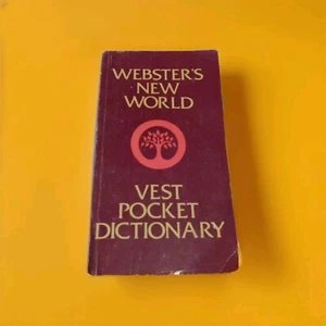 New Vest pocket webster Dictionary - Paperback By PUBLISHER - ACCEPTABLE - Picture 1 of 6