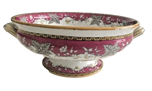 ANTIQUE MINTON Crane Bill Pattern Double Handled Tureen / Bowl - Picture 1 of 14