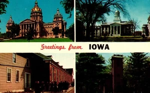 Postal multivista saludos desde Iowa - Imagen 1 de 2