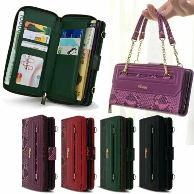 Funda tipo billetera Vanessa para LG Velvet G8 ThinQ G7 G6 / LG V50s V50 V40 V30 Foto 1 de 4