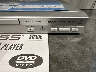KOSS KD305 DVD CD MP3 Player - TESTED - No Remote - Image 1 of 4