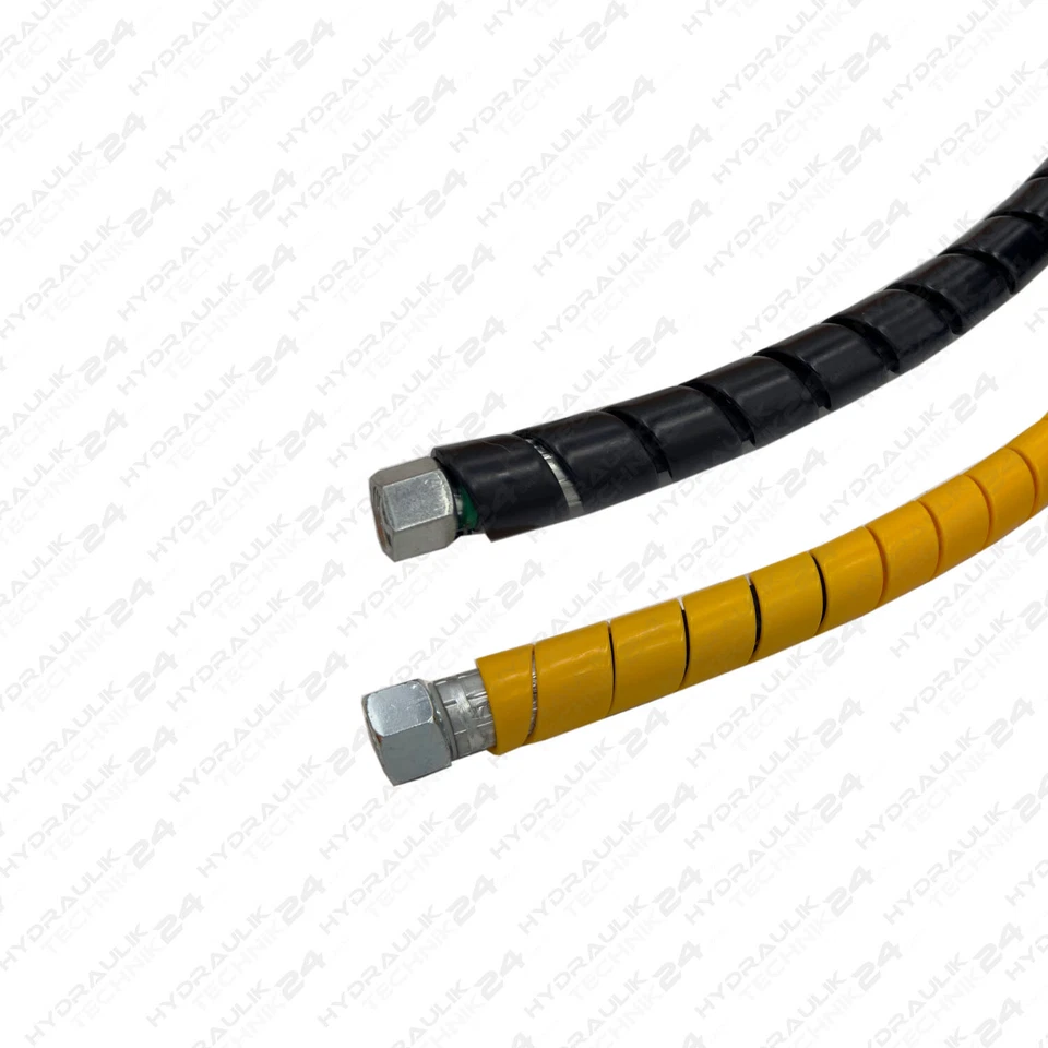 MARKENLOS Manguera Protector Plástico Giro SKW - para Manguera Ø 10 a 125 mm - HDPE