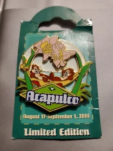 Disney Pin DCL Cruise Line Panama Canal Crossing 2008 Acapulco Chip Dale LE - Picture 1 of 3