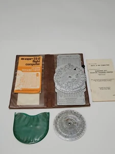 E6-B Aero Products Flight Computer System APR With Manual, Case & Bonus - Picture 1 of 13