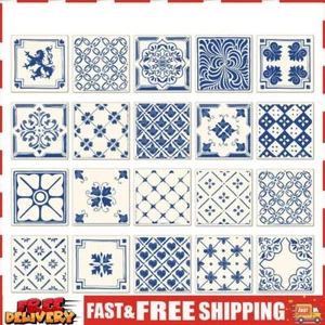 20 Piezas Adhesivo Retro, Impermeable, Autoadhesivo, Pegatinas Mosaico, Baño, - Imagen 1 de 8