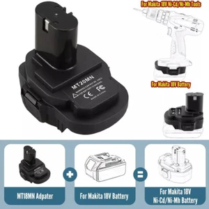 Adaptador para Makita 18V Li-Ion Convertir a Herramientas Eléctricas Nicad/NiMh - Imagen 1 de 18