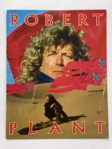 ROBERT PLANT LED ZEPPELIN SIGNED AUTOGRAPH '88 NOW AND ZEN TOUR PROGRAM REAL COA - Picture 1 of 3