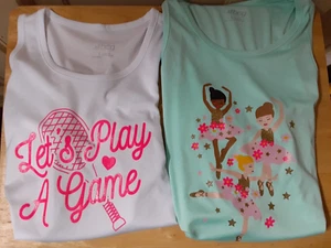 BCG (TWO) Girls Tank Tops Size Large (12-14) NEW WITH TAGS - Picture 1 of 5