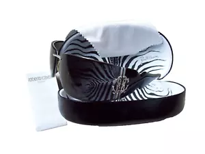 ROBERTO CAVALLI 😎Luxus Sonnenbrille 🕶Aglaia 245S STRASS-Silber-schwarz RAR - Bild 1 von 21