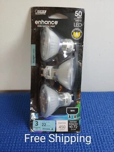 Feit Electric LED Light Bulb 50-W Dimmable 450 Lumens Daylight (3-Pack) - Picture 1 of 3
