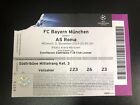 2014/15 Uefa Champions League Match Ticket Bayern Munchen Vs As Roma