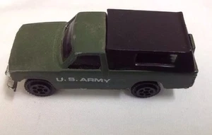 Vintage Metal Tin Green US Army Truck A1 - Picture 1 of 10