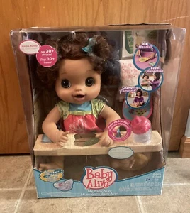 NEW in Box Hasbro Baby Alive My Baby Alive - Interactive Brunette Doll 2010 - Picture 1 of 10