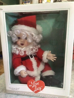 “I LOVE LUCY” Vinyl Baby Doll Santa Outfit CHRISTMAS SHOW Precious Kids 2008 - Image 1 of 3
