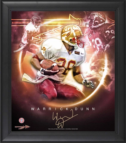 Warrick Dunn Florida State Seminoles Framed 15x17 Stars of the Cover