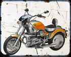 Ac Schnitzer R1200C 01 A4 Metalowy znak Motocykl Vintage Starzenie