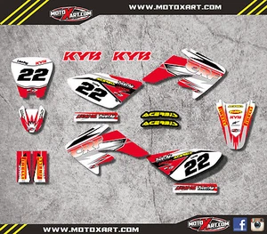 Custom Graphics, Full Kit For Honda CRF 80 2004 - 2010 SHOCKWAVE style stickers - Bild 1 von 1