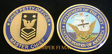 MASTER CHIEF PETTY OFFICER MCPO CHALLENGE COIN US NAVY PIN UP PROMOTION GIFT WOW