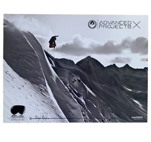 Snowboard Poster 2012 Drachenbrille Gigi Ruf Snowboarden Werbe NEU - Bild 1 von 4