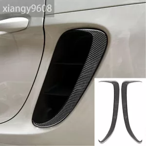 Carbon Fiber Side Air Vent Outlet Cover For Porsche 718 982 Boxster Cayman 16-22 - Bild 1 von 12