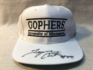 Tyrone Carter Signed Autographed Minnesota Golden Gophers The Game Cap Hat JSA - Picture 1 of 7