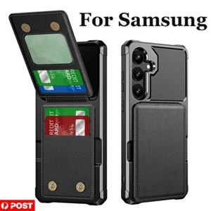 For Samsung Galaxy A56 A55 A35 A16 S24 S25 Case Wallet Card Holder Leather Cover - Picture 1 of 11