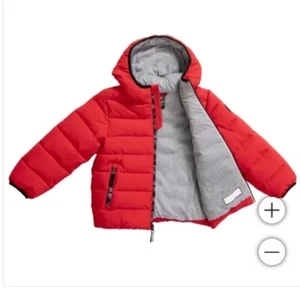 Gerry Boy's Jersey Lined Bubble Hoodie Jacket Youth Red Size 6 - Picture 1 of 3