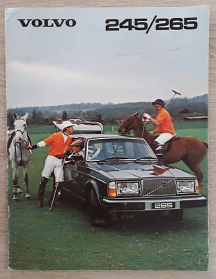 Volvo 245 / 265 Estate Range Brochure 1980 - DL GL GLE - Image 1 of 4