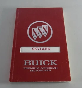 Manuale Dell'Owner / Manuale Buick Skylark Anno 1991 - Foto 1 di 2