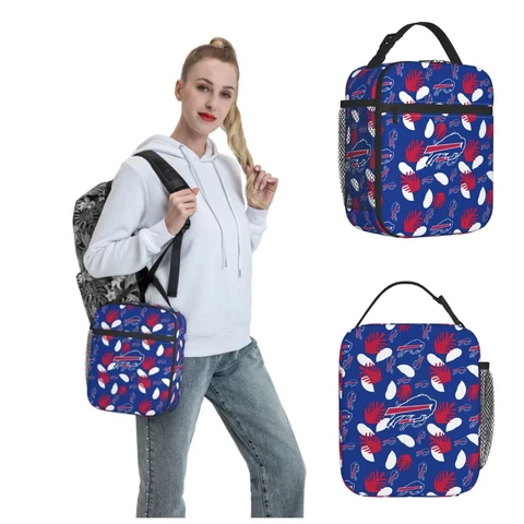 Buffalo Bills Portable Insulated Lunchbag Portable Fresh-keeping Bag Picnic Bags Cover