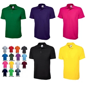 Womens Plain Polo T Shirt Size 6-30 - LADIES CLASSIC CASUAL WORK SMART SHIRTS - Picture 1 of 16