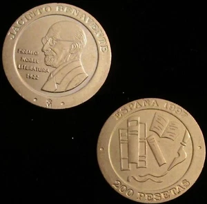 *GUTSE* J. CARLOS I-8, 200 PESETAS 1997, *JACINTO BENAVENTE*, B.O., SIN CIRCULAR - Imagen 1 de 1