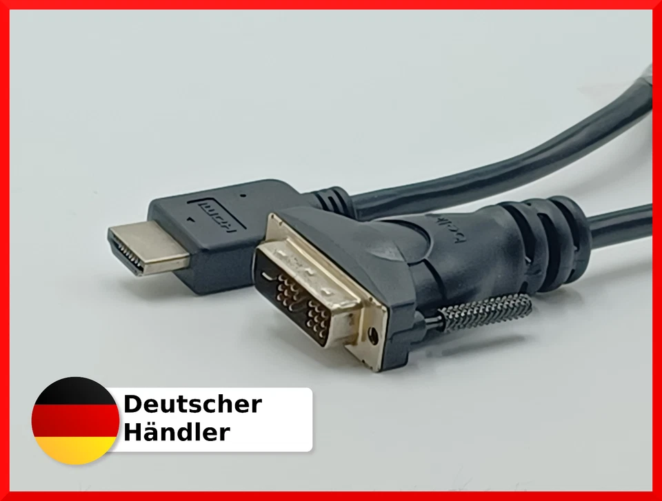HDMI -auf DVI-Videokabel Kabel Monitorkabel Adapter 1.8 meter Länge Belkin - Bild 1 von 1