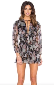Zimmermann Floral Playsuit Size 0/XS 100% Silk RRP $520 - Picture 1 of 6