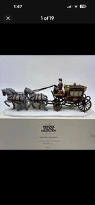 Dept 56 Royal Coach 5578-6 Dickens Village Collezione Serie Natale MINT++ - Foto 1 di 12