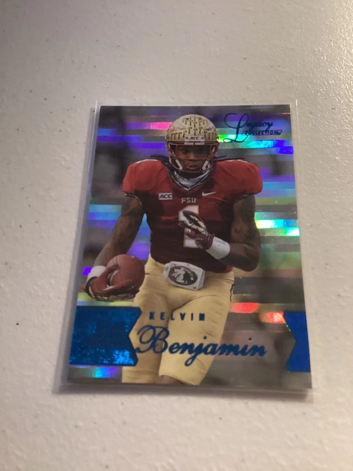 2014 Flair Showcase - Kelvin Benjamin #117 Legacy Collection /100 (RC) - Image 1 of 2