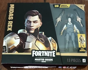 Fortnite Master Grade Series Midas Rex Action Figure Jazwares New B2 - Picture 1 of 4