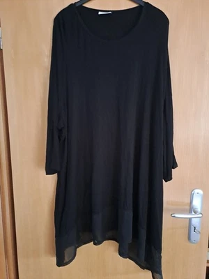 Zipfeltunika Longtunika Schwarz  Übergröße 56/58 Viskose Elastan C&A - Bild 1 von 3
