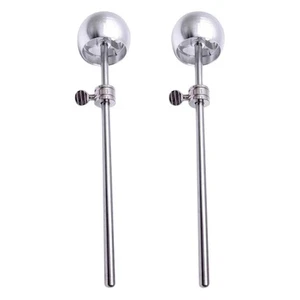 2Pcs Bass Drum Pedal Beater Aluminum Alloy Hammer Head Percussion2546 - Picture 1 of 6