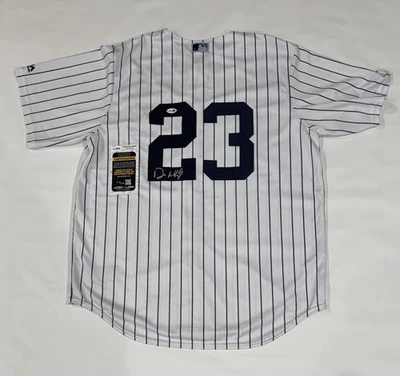 DON MATTINGLY SIGNED COOL BASE #23 NEW YORK YANKEES JERSEY LICENSED JSA COA - Image 1 of 4