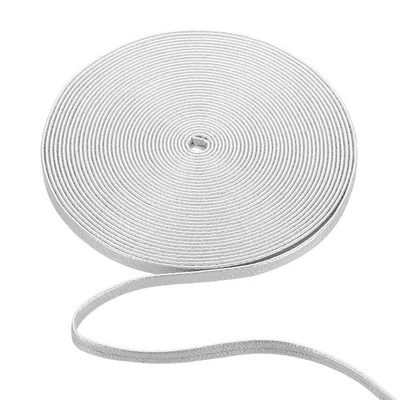 5mm Wide Flat Leather Cord String Leather Trimming Tape, Silver Foto 1 de 4