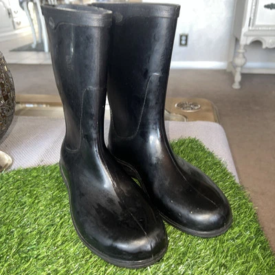 Ladies Sz 9 Sloggers Rain Garden Boots Black - Image 1 of 4