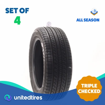 Set of (4) Used 225/55R17 Yokohama Avid GT S35 97V - 7.5/32 - Image 1 of 4